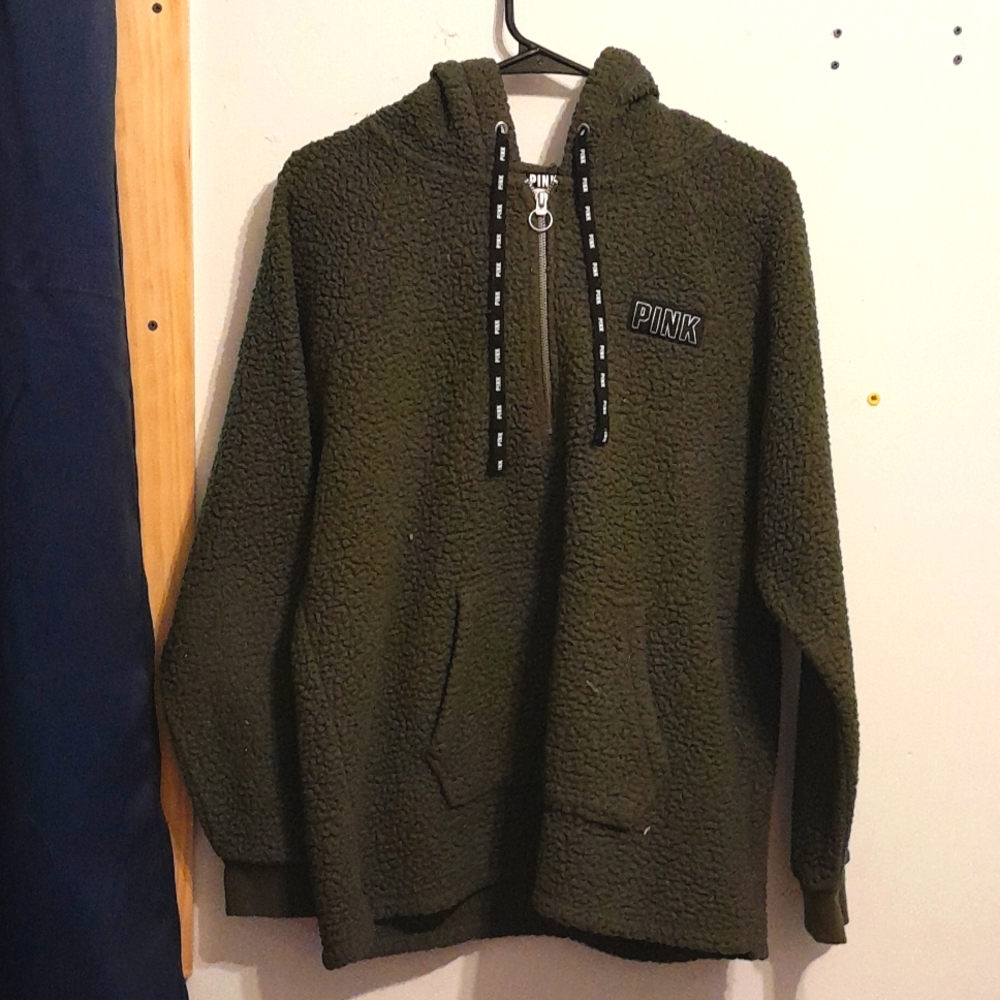 Green PINK hoodie